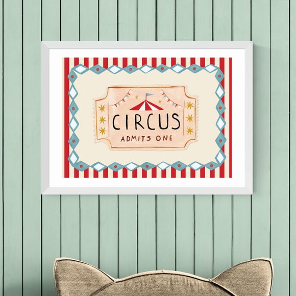 East End Prints Circus Ticket Print - image 1