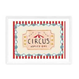 East End Prints Circus Ticket Print - thumbnail 2