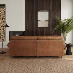 Flori Arizona Faux Leather Corner Chaise Sofa - thumbnail 3