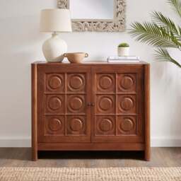 Theodore Small Sideboard, Mango Wood Brown