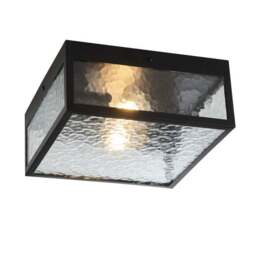 London Industrial Outdoor 2 Light Flush Porch Ceiling Light - thumbnail 5