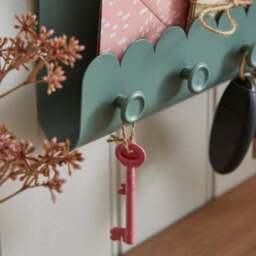 Remi Letter Rack & Key Hooks - thumbnail 2