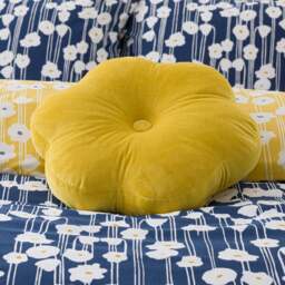 Flower Velvet Cushion - thumbnail 1
