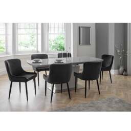 Como 4-6 Seater Rectangular Extendable Dining Table - thumbnail 1