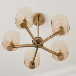 Erin 5 Light Semi Flush Ceiling Light - thumbnail 4