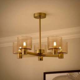 Erin 5 Light Semi Flush Ceiling Light - thumbnail 2
