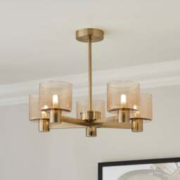 Erin 5 Light Semi Flush Ceiling Light - thumbnail 1