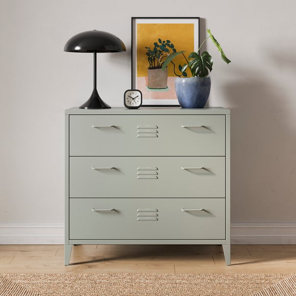 Helga Metal 3 Drawer Chest - image 1