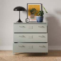 Helga Metal 3 Drawer Chest - thumbnail 2