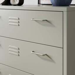 Helga Metal 3 Drawer Chest - thumbnail 3