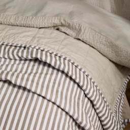 Yard Hebden Stripe 100% Cotton Bedspread - thumbnail 3