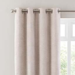 Boucle Chenille Eyelet Curtains