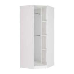 Euston Corner Wardrobe, White - thumbnail 2