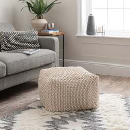 Jersey Bobble Pouffe - thumbnail 1