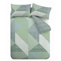 Catherine Lansfield Larsson Geo Reversible Duvet Cover and Pillowcase Set - thumbnail 5