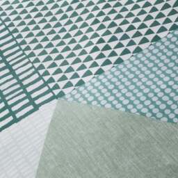 Catherine Lansfield Larsson Geo Reversible Duvet Cover and Pillowcase Set - thumbnail 4