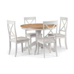 Davenport 4 Seater Round Pedestal Dining Table - thumbnail 5