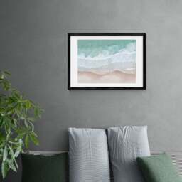 East End Prints Aerial Ocean Print - thumbnail 1