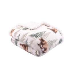 Lodge Bear Walks Bedspread 150cm x 200cm - thumbnail 2