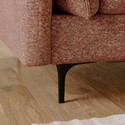 Ruby Fleck Chenille Snuggle Chair - thumbnail 5