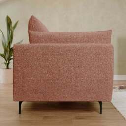 Ruby Fleck Chenille Snuggle Chair - thumbnail 2