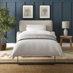 Beatrice II Luna Fabric Single Snuggle Sofa Bed