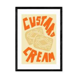 East End Prints Custard Cream Framed Print - thumbnail 2
