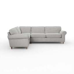 Flori Soft Chenille Corner Sofa - thumbnail 6