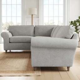 Flori Soft Chenille Corner Sofa - thumbnail 2