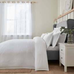 Dorma Purity Tetbury 100% Cotton Duvet Cover and Pillowcase Set - thumbnail 6