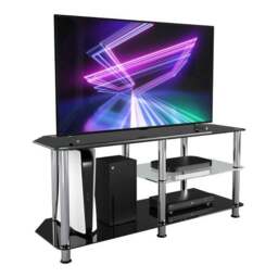 "AVF Glass Corner TV Unit for TVs up to 55""" - thumbnail 3