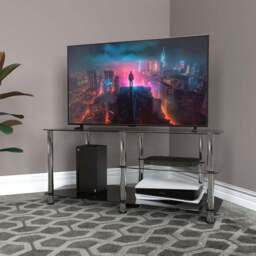 "AVF Glass Corner TV Unit for TVs up to 55""" - thumbnail 6