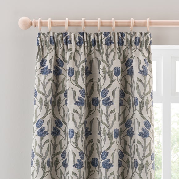 Tulip Jacquard Pencil Pleat Curtains - image 1
