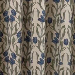 Tulip Jacquard Pencil Pleat Curtains - thumbnail 3
