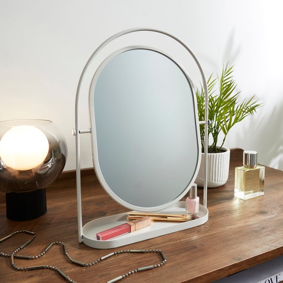 Circular Free Standing Dressing Table Mirror - image 1