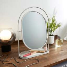 Circular Free Standing Dressing Table Mirror - thumbnail 1