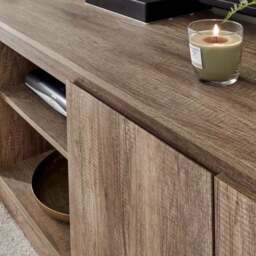 "Canyon TV Unit, Oak for TVs up to 65""" - thumbnail 4