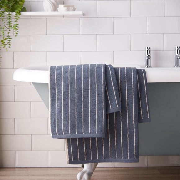 Narrow Stripe Yarn Dye Cotton Towel - image 1