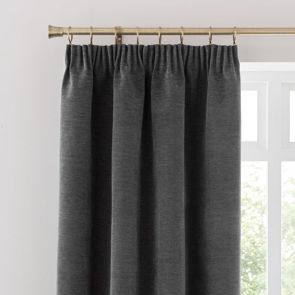 Genoa Chenille Blackout Pencil Pleat Curtains - image 1