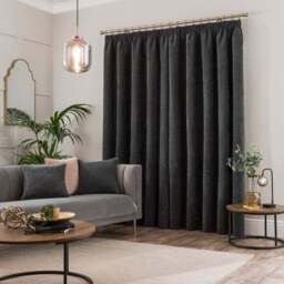 Genoa Chenille Blackout Pencil Pleat Curtains - thumbnail 4