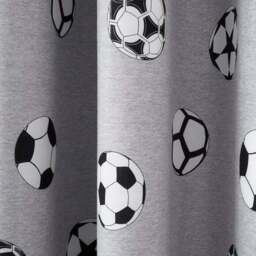 Football Blackout Eyelet Curtains - thumbnail 3
