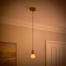 Charlie Industrial Adjustable Pendant Flex Ceiling Light Cable - thumbnail 2