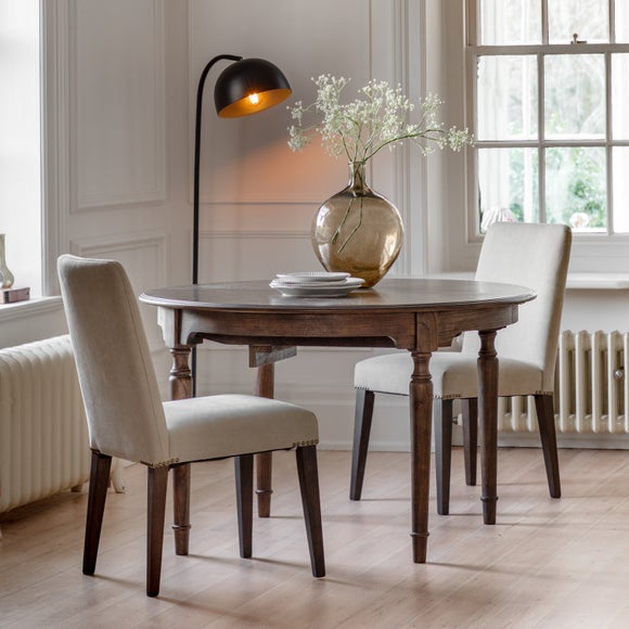 Matola 4-6 Seater Round Extendable Dining Table - image 1