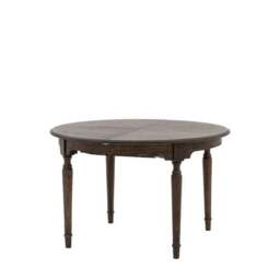 Matola 4-6 Seater Round Extendable Dining Table - thumbnail 5