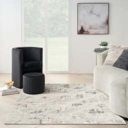 Glitz Geometric Velvet Rug - thumbnail 1