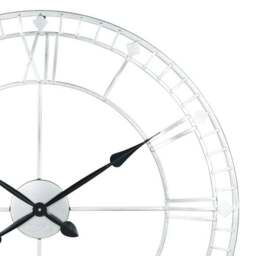 Antique Metal Skeleton Wall Clock - thumbnail 3