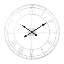 Antique Metal Skeleton Wall Clock - thumbnail 2