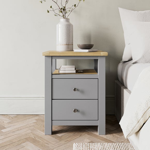 Olney 2 Drawer Bedside Table - image 1