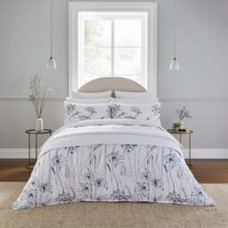 Dorma Purity Meadow 100% Cotton Duvet Cover and Pillowcase Set - thumbnail 1