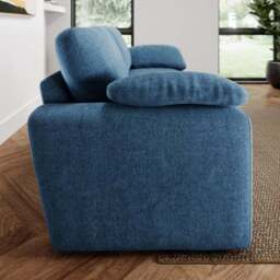 Magnus Vintage Soft Chenille 3 Seater Sofa - thumbnail 2